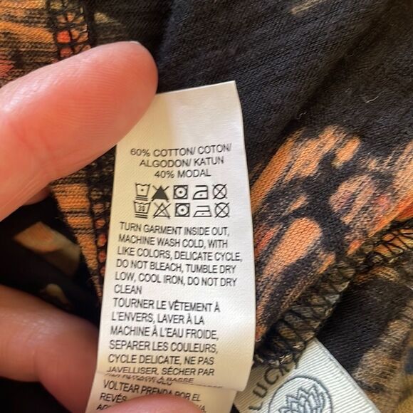 Floral Print Cross-Back Tank Top sz S - Picture 13 of 13